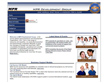Tablet Screenshot of mpr-cro.com